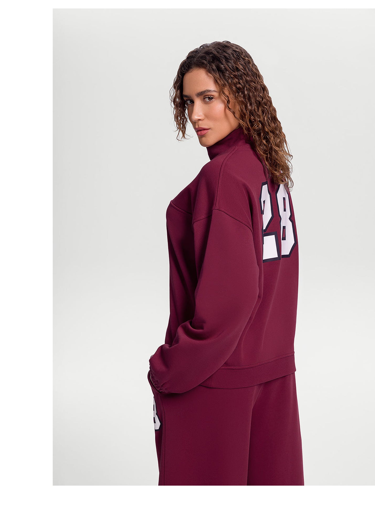 Better League Zip Sweatshirt | Burgundy