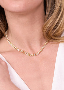 Billions Necklace | Clear Crystal | 14K Gold Plated