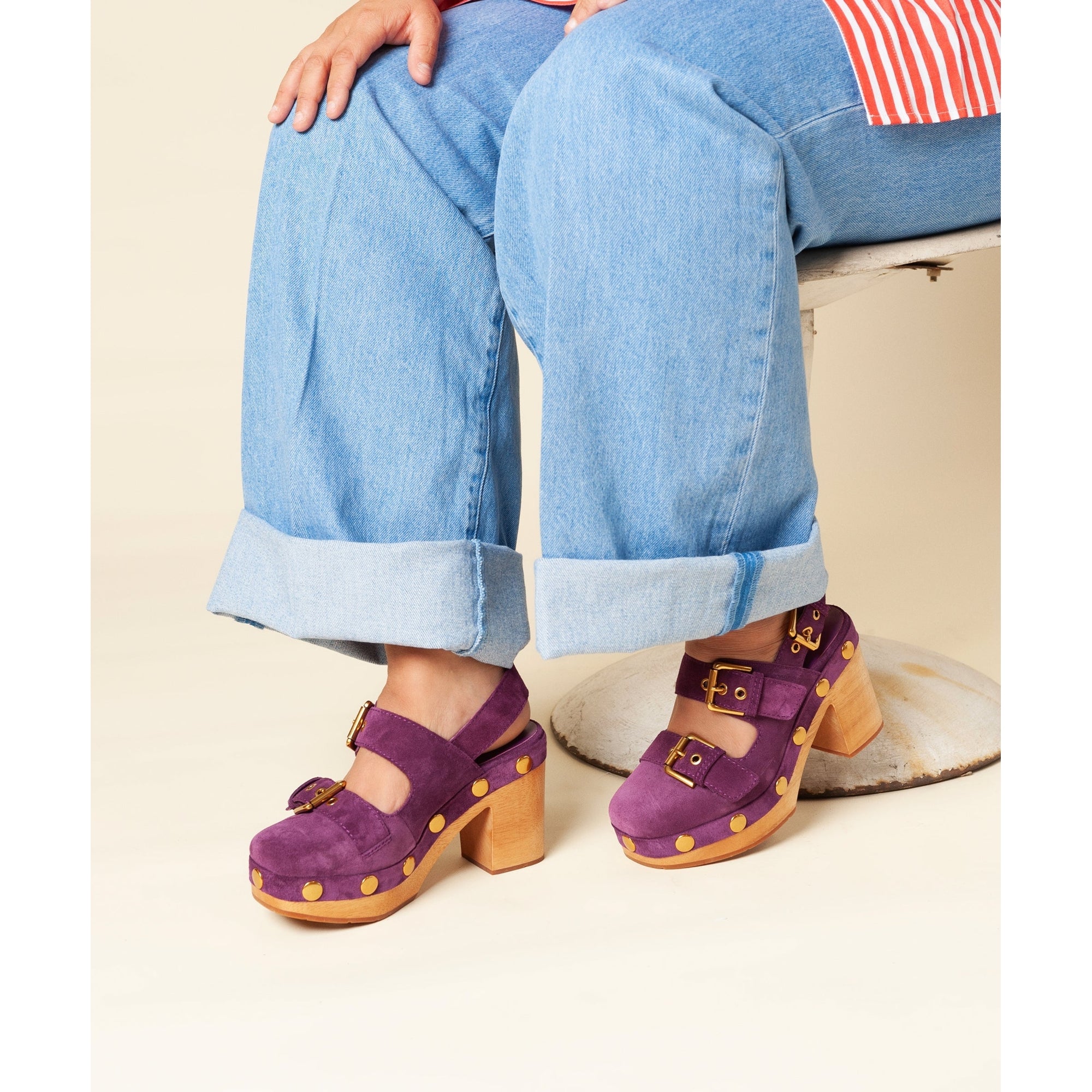 Birdie Platform Clog | Crocus