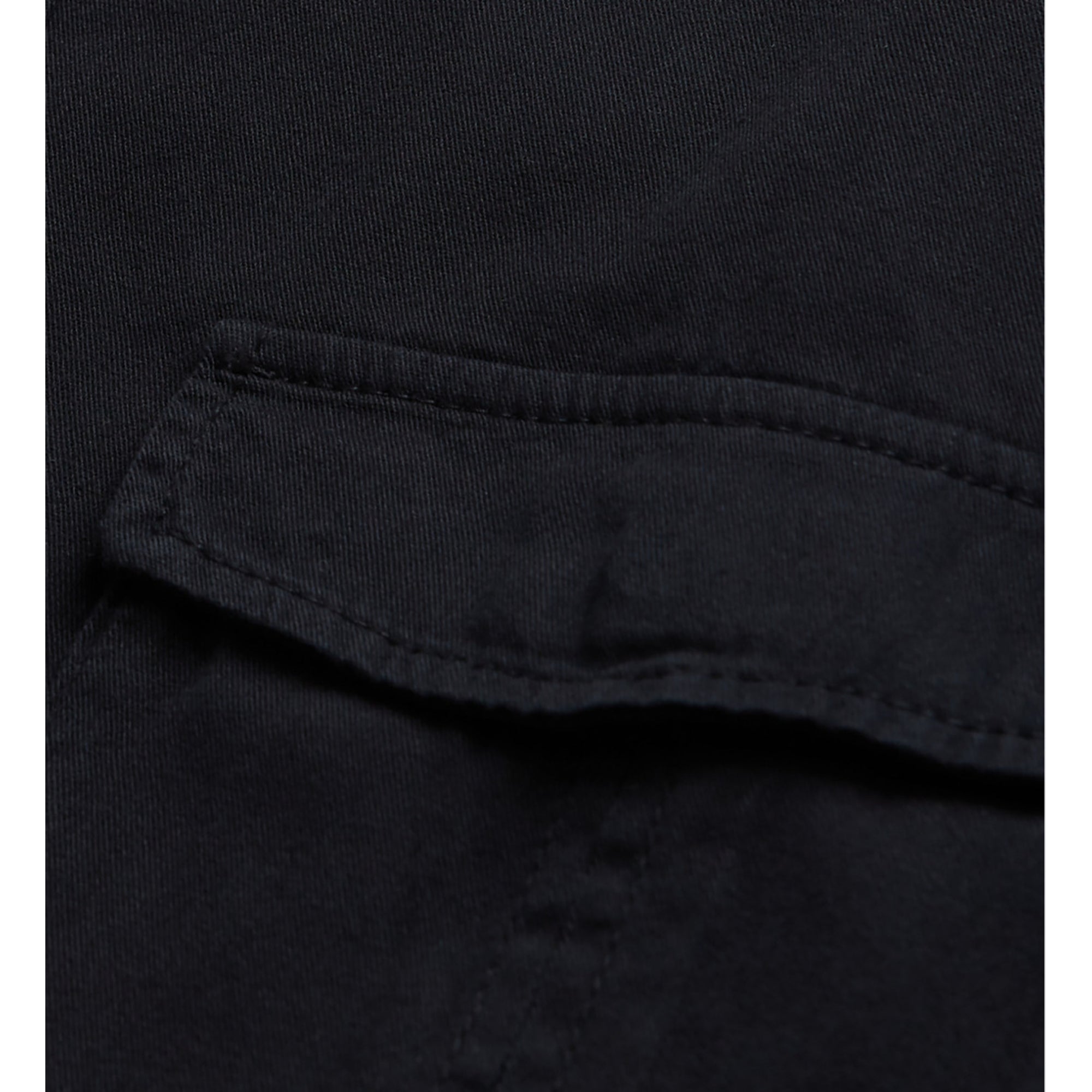 Black Classic Collar Denim Shirt | Men | Stone Grey