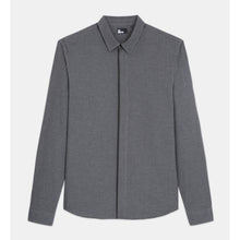 Black Shirt With Classic Collar | Men | Dark Grey