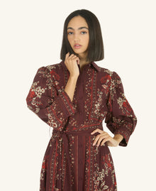 Blaine Dress | Mixed Red Floral