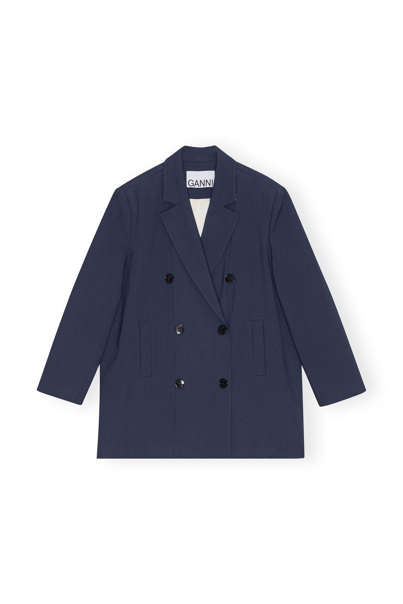 Blue Light Oversized Blazer | Sky Captain