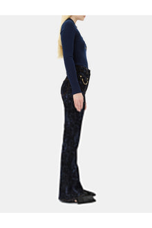 Blue Snake Goddi Jeans | Indigo