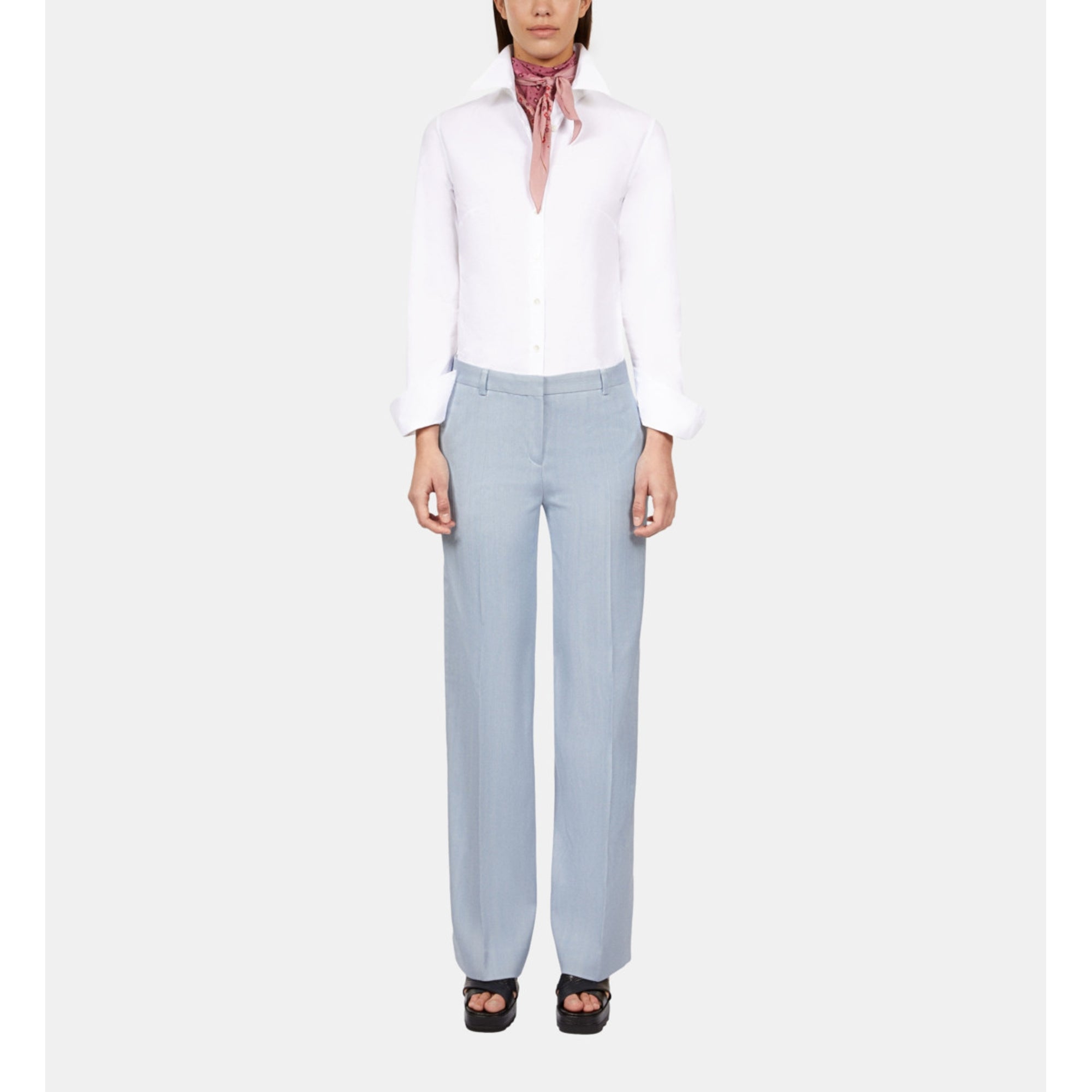 Blue Suit Trousers | Women | Lavender