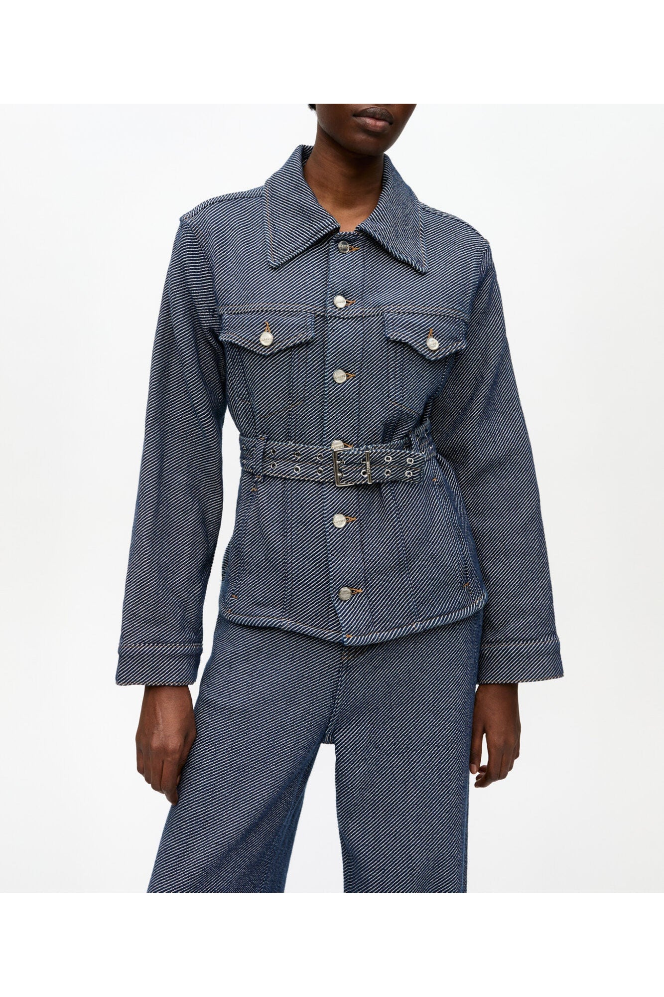 Blue Twill Denim Jacket | Rinse