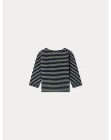 Boys | Baudelaire T-Shirt Stripes | 14Y | Celadon Green