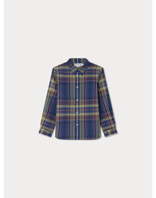 Boys | Daho Shirt Tartan | 10Y-14Y | Navy