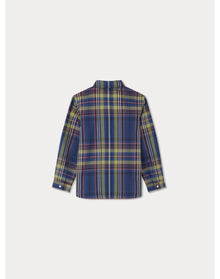 Boys | Daho Shirt Tartan | 10Y-14Y | Navy