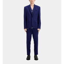 Bright Wool Suit Jacket | Men | Dark Blue