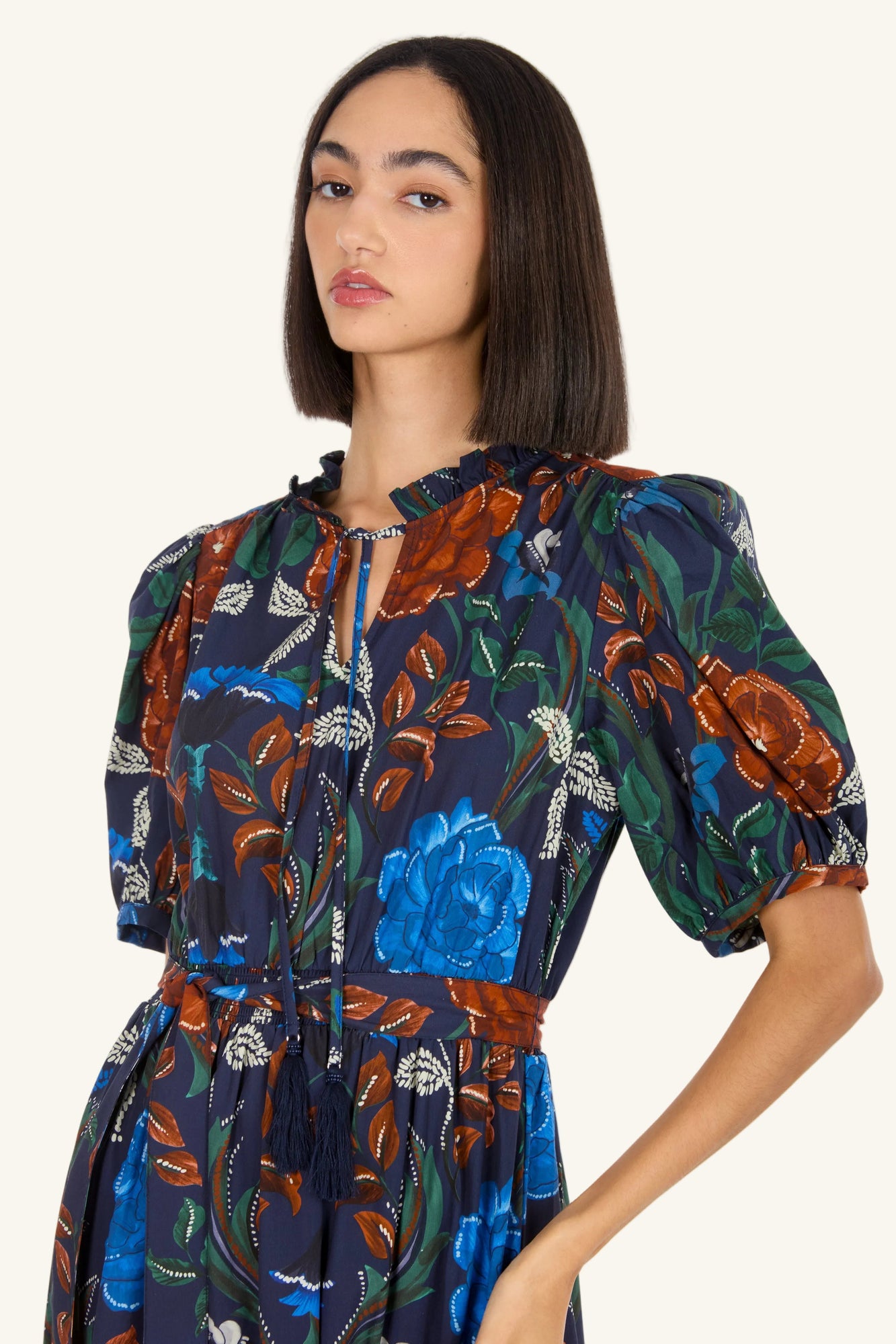 Britt Dress | Mixed Foliage