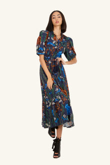 Britt Dress | Mixed Foliage