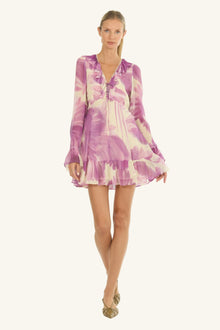 Briony Mini Dress | Mauve Floral
