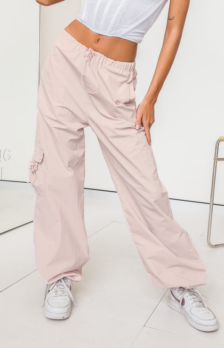 Bronx Drawcord Cargos | Pink