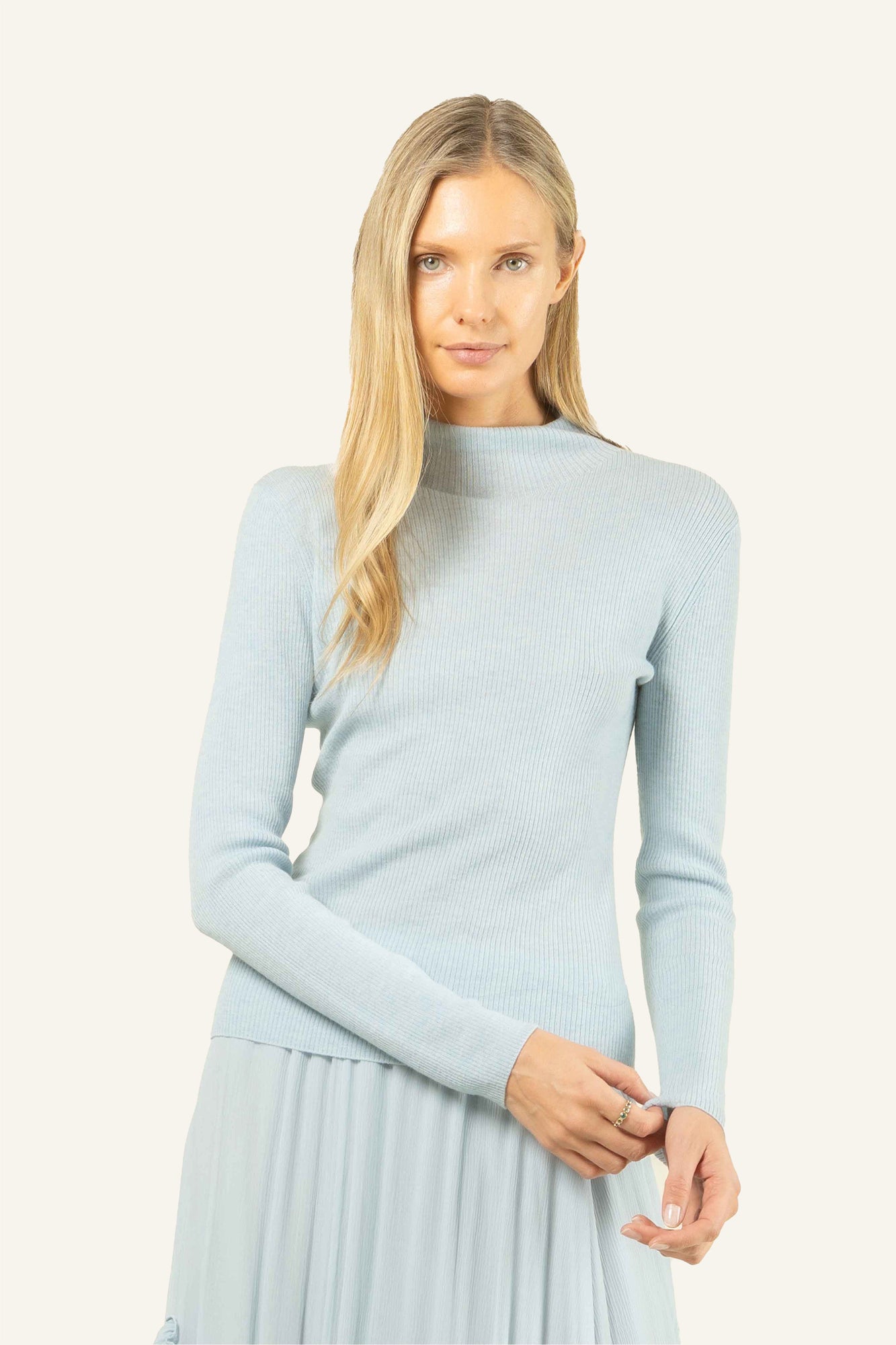 Brooke Knit | Powder Blue