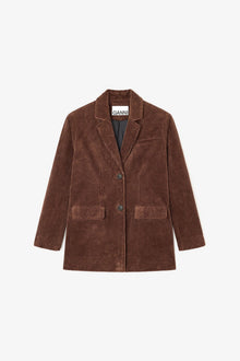 Brown Corduroy Blazer | Chicory Coffee