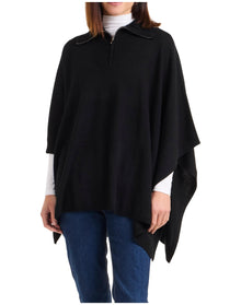 Bruno Magli | Women | Cashmere Poncho | Black V1