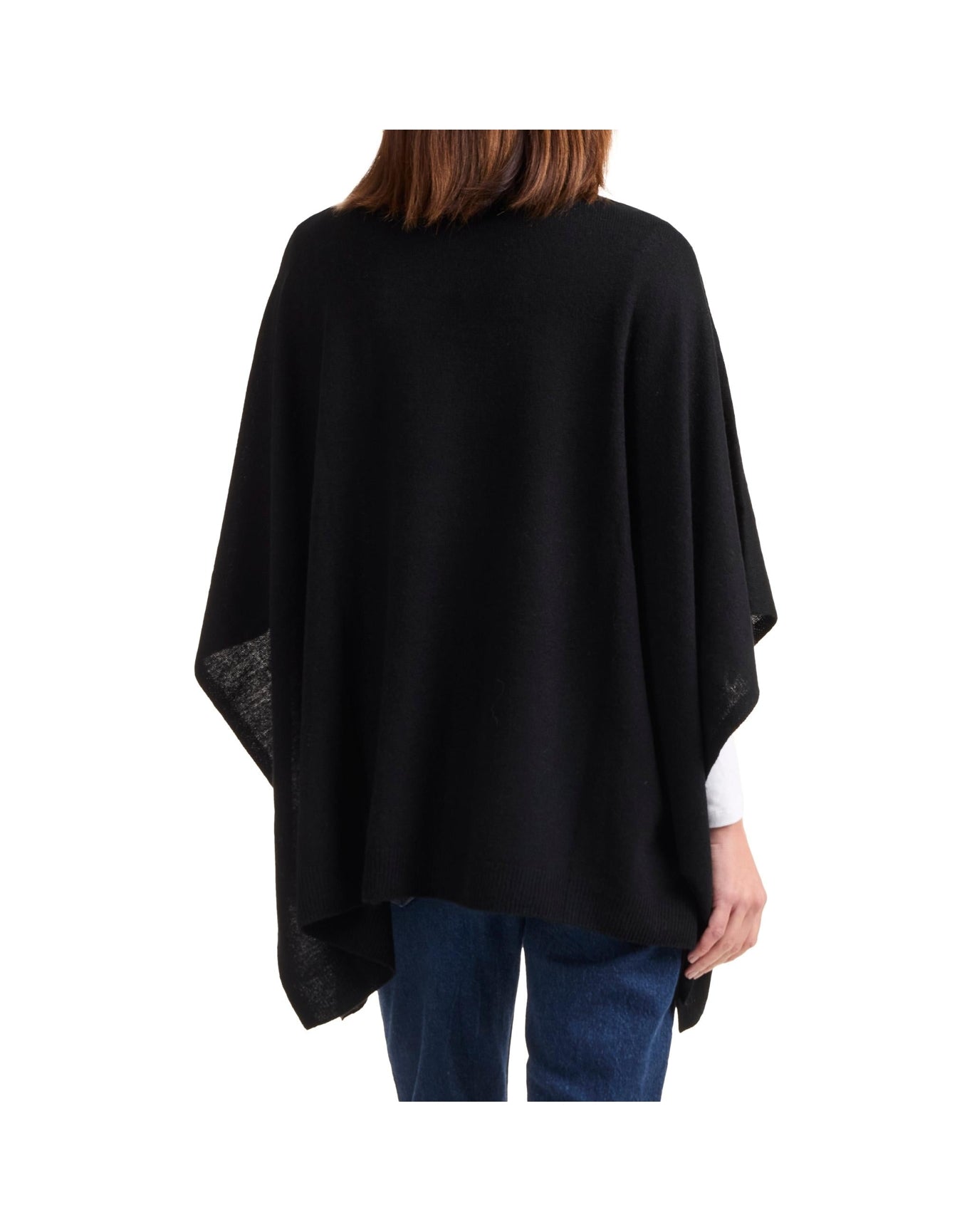 Bruno Magli | Women | Cashmere Poncho | Black V1