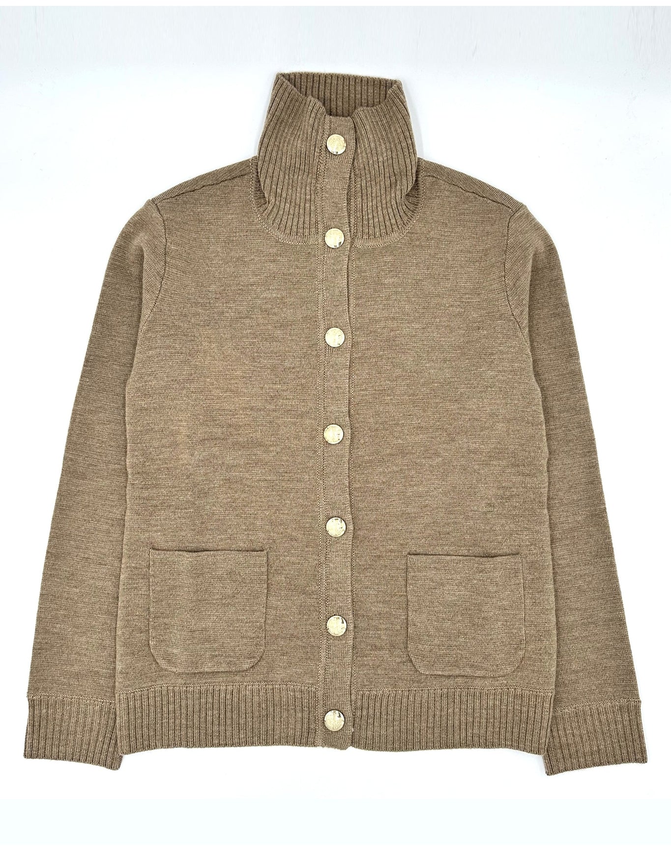 Bruno Magli | Women | Merino Sweater Jacket | Camel