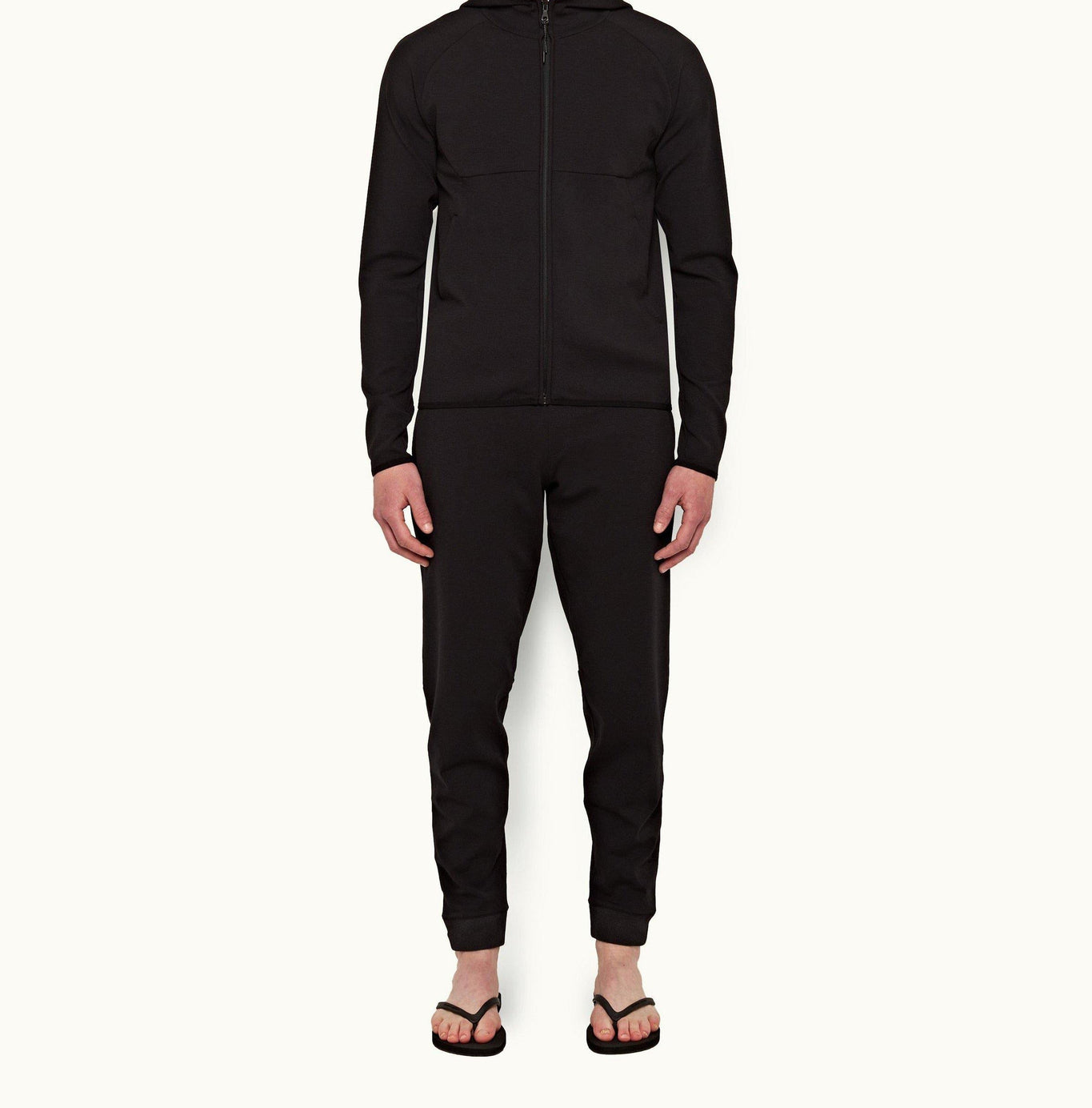 Brunswick Tailored Fit Ice Wool Sweatpants | Black