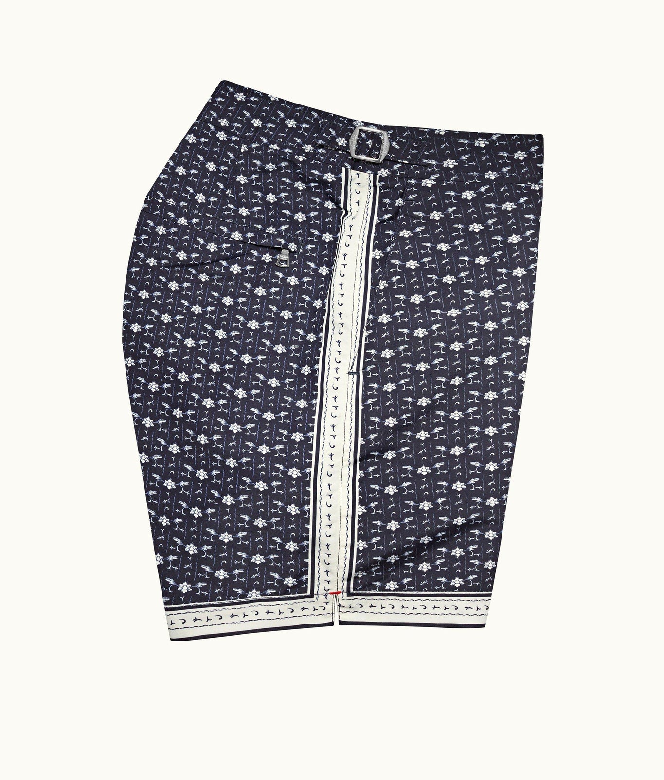 Bulldog Bandana Mid-Length Swim Shorts | Dark Sapphire/Sea Mist