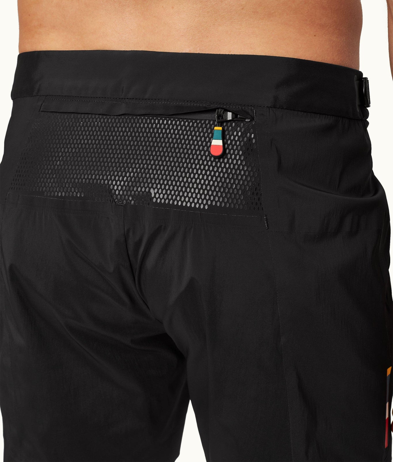 Bulldog Bonded Bonded Panel Mid-Length Swim Shorts | Black
