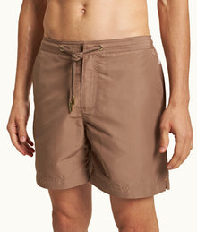 Bulldog Drawcord Mid-Length Drawcord Swim Shorts | Plum Wine