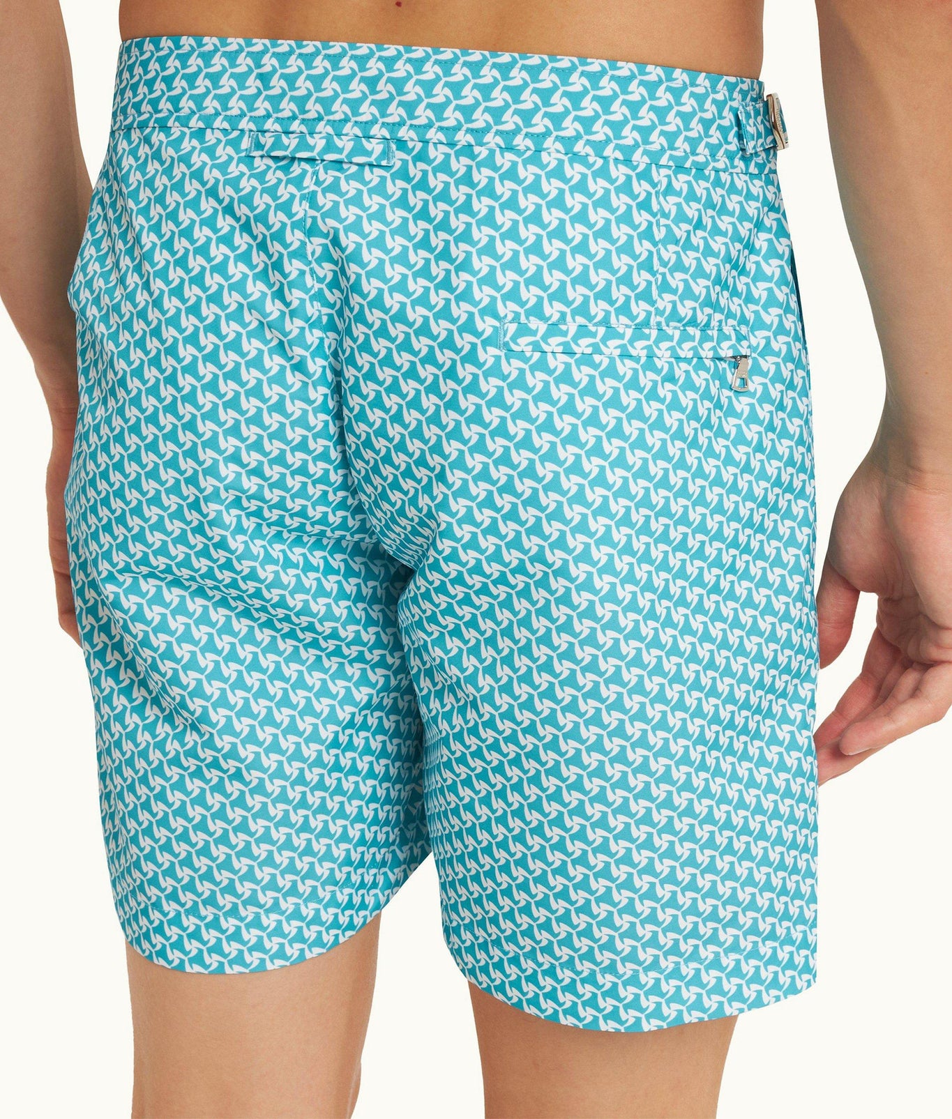 Bulldog Gyre Mid-Length Swim Shorts | Crystal Sea