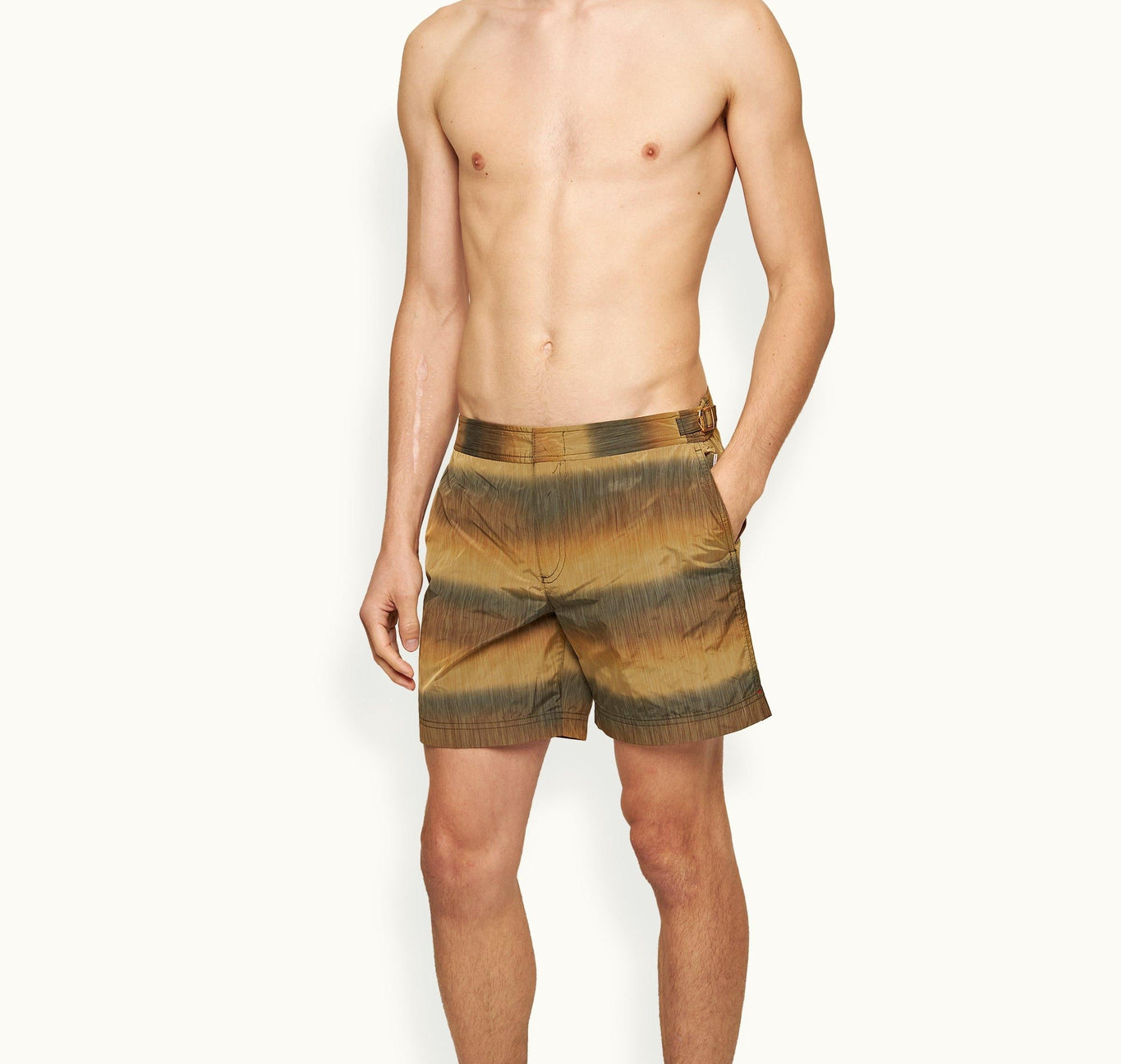 Bulldog Mid-Length Swim Shorts | Gold