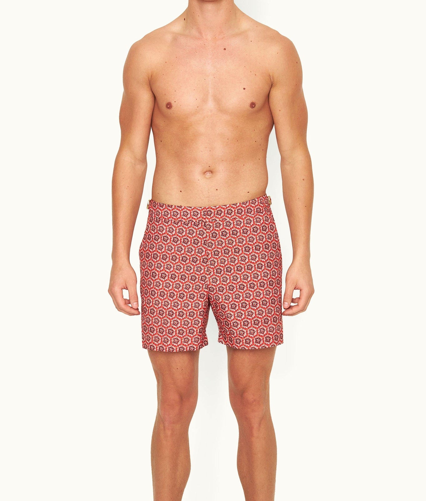 Bulldog Roseate Print Mid-Length Swim Shorts | Firestone