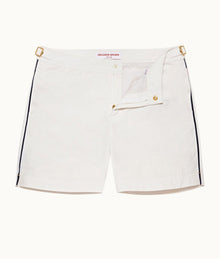Bulldog Tape Insert Mid-Length Swim Shorts | Sea Mist