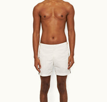 Bulldog Tape Insert Mid-Length Swim Shorts | Sea Mist