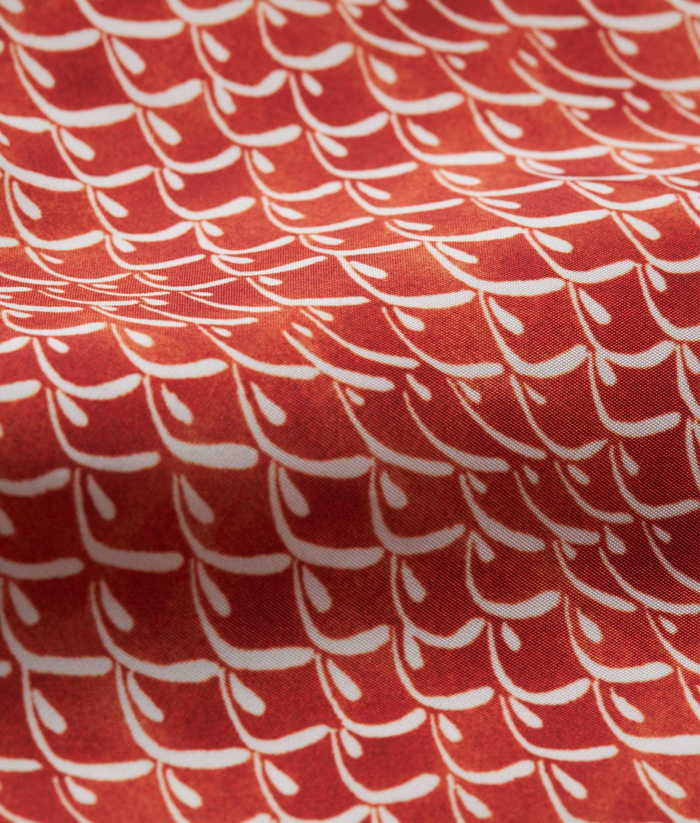 Bulldog Wave Print Mid-Length Swim Shorts | Firestone
