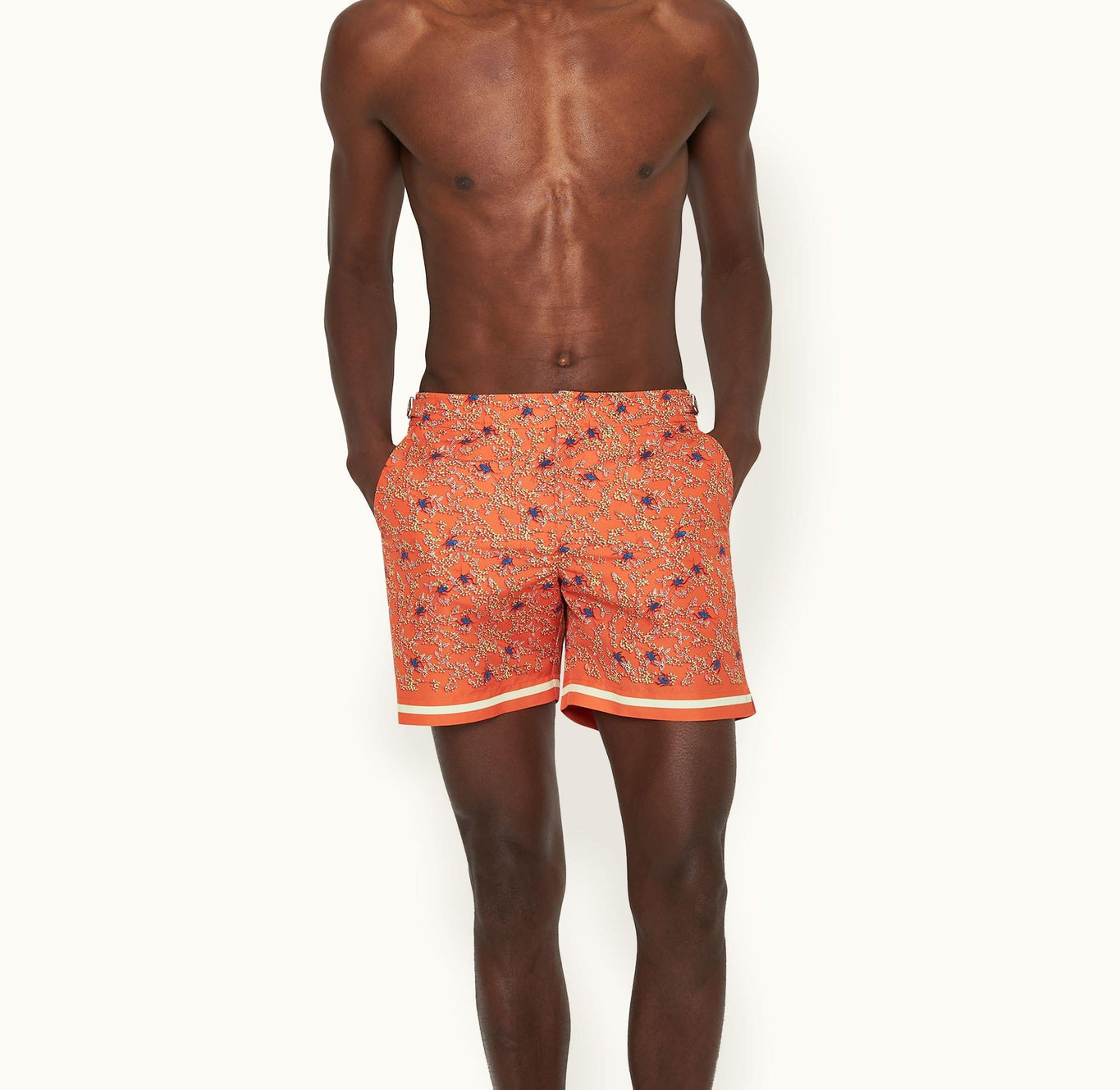 Bulldog Wonder Full Print Mid-Length Swim Shorts Woven | Havana Sun