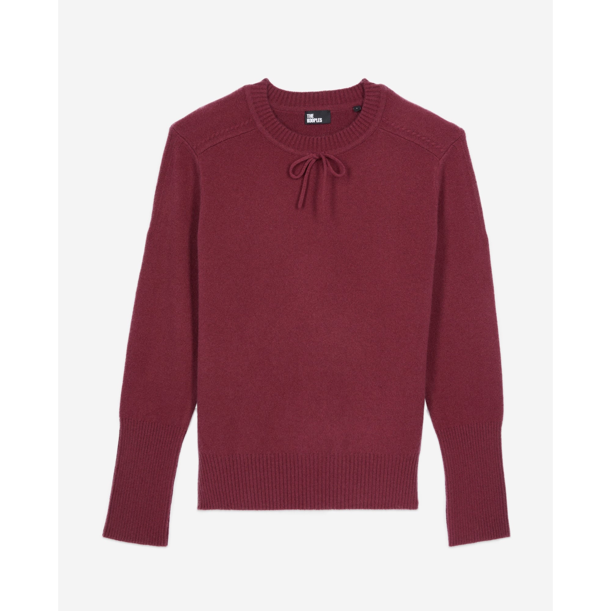 Burgundy Cashmere Sweater | Women | Aubergine