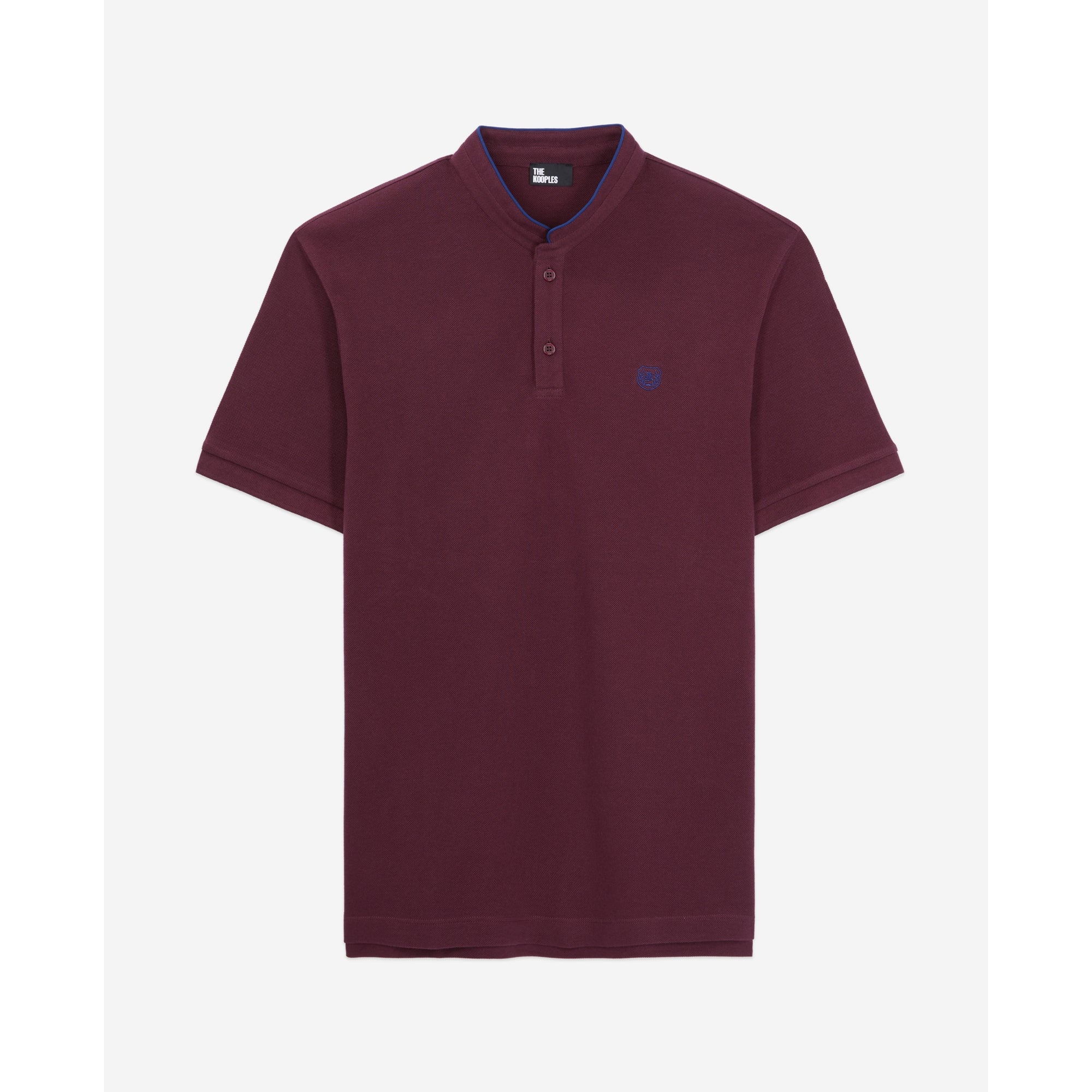 Burgundy Cotton Polo T-Shirt | Men | Bordeaux