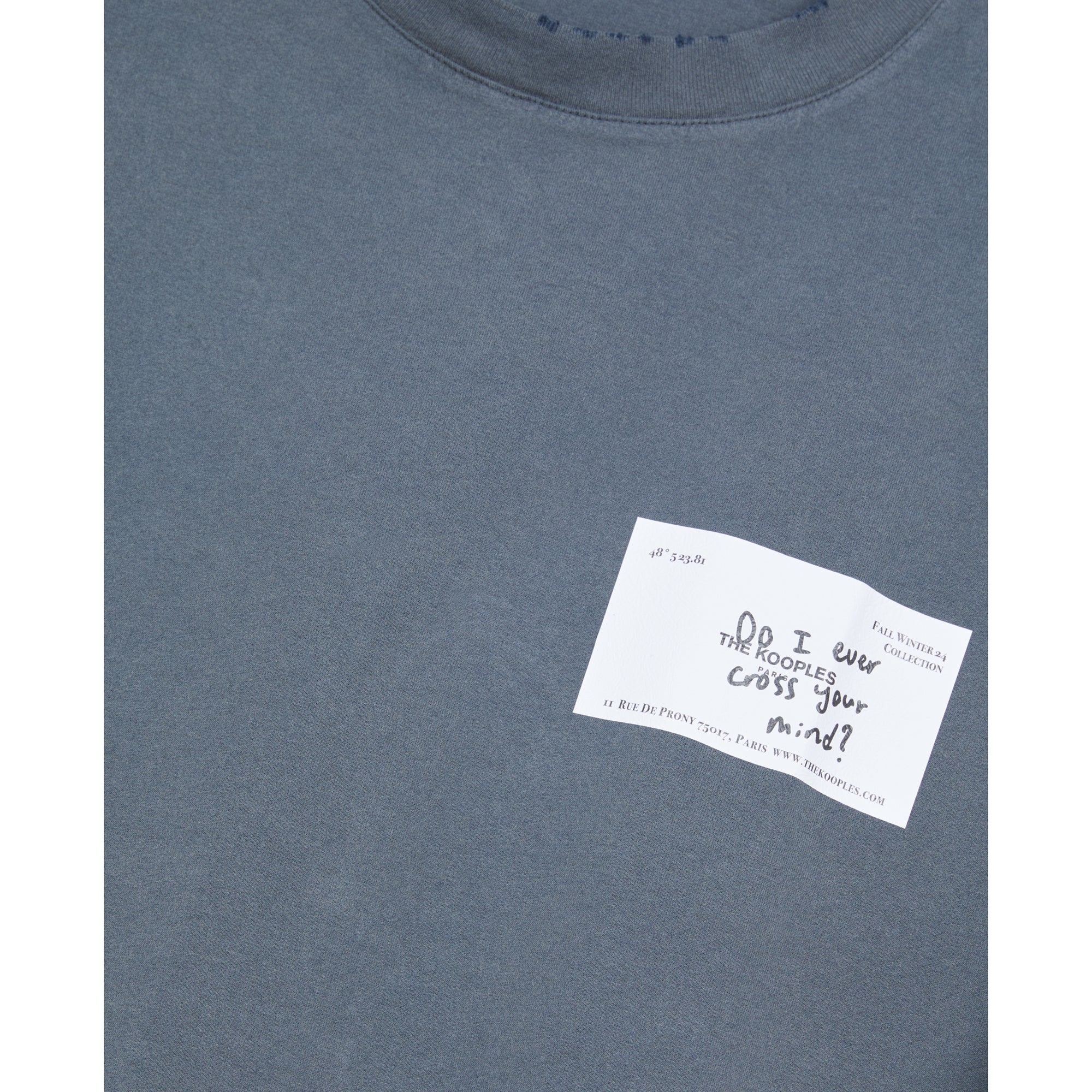 Business Card Serigraphy T-Shirt | Men | Dark Blue