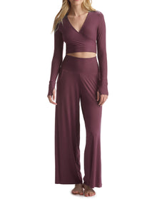 Butter Wrap Top with Thumb Holes | Mink