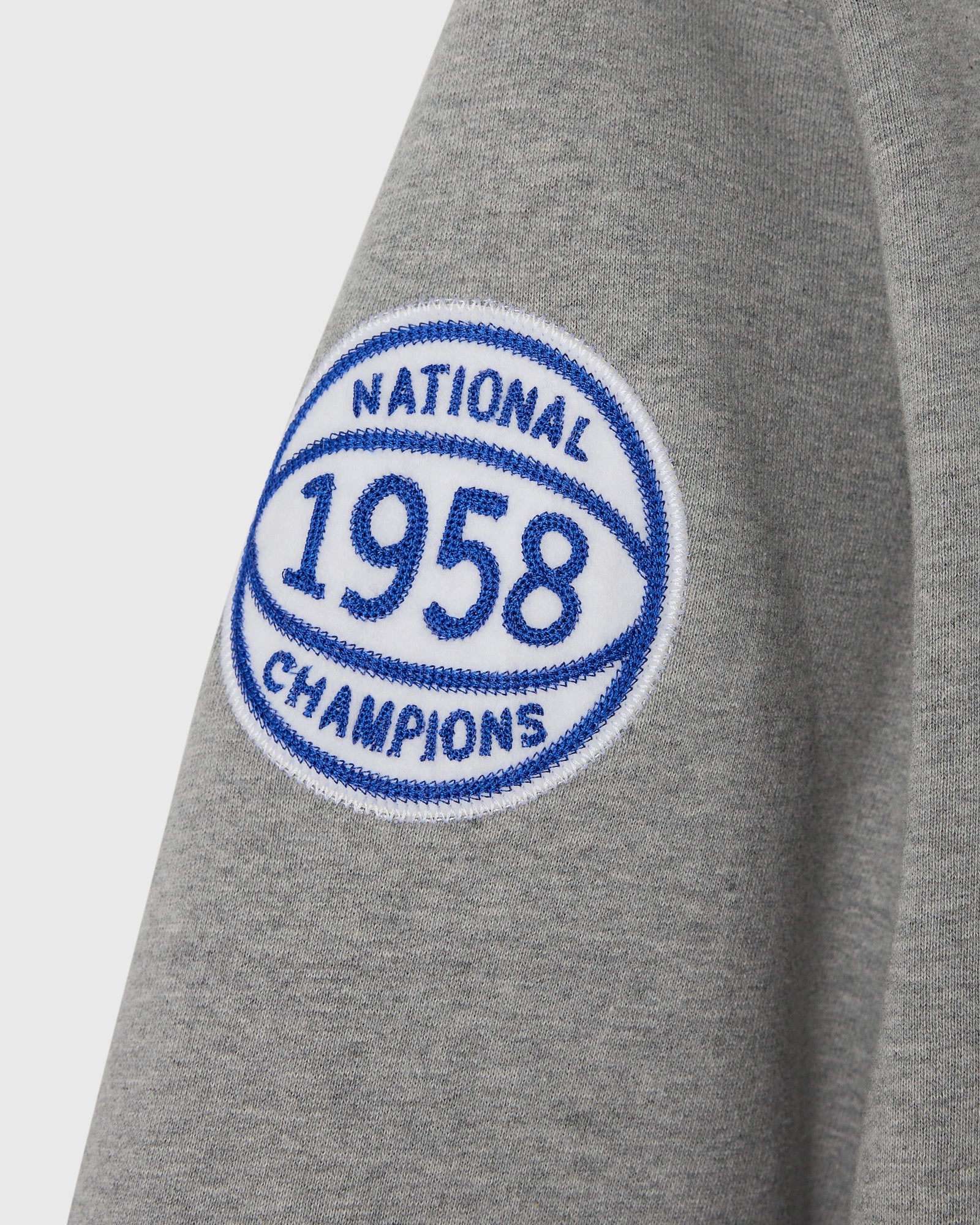 1958 Kentucky Wildcats Afterhood Hoodie - Heather Grey