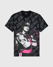 Mens | WWE Bret The Hitman Hart Tee | Black