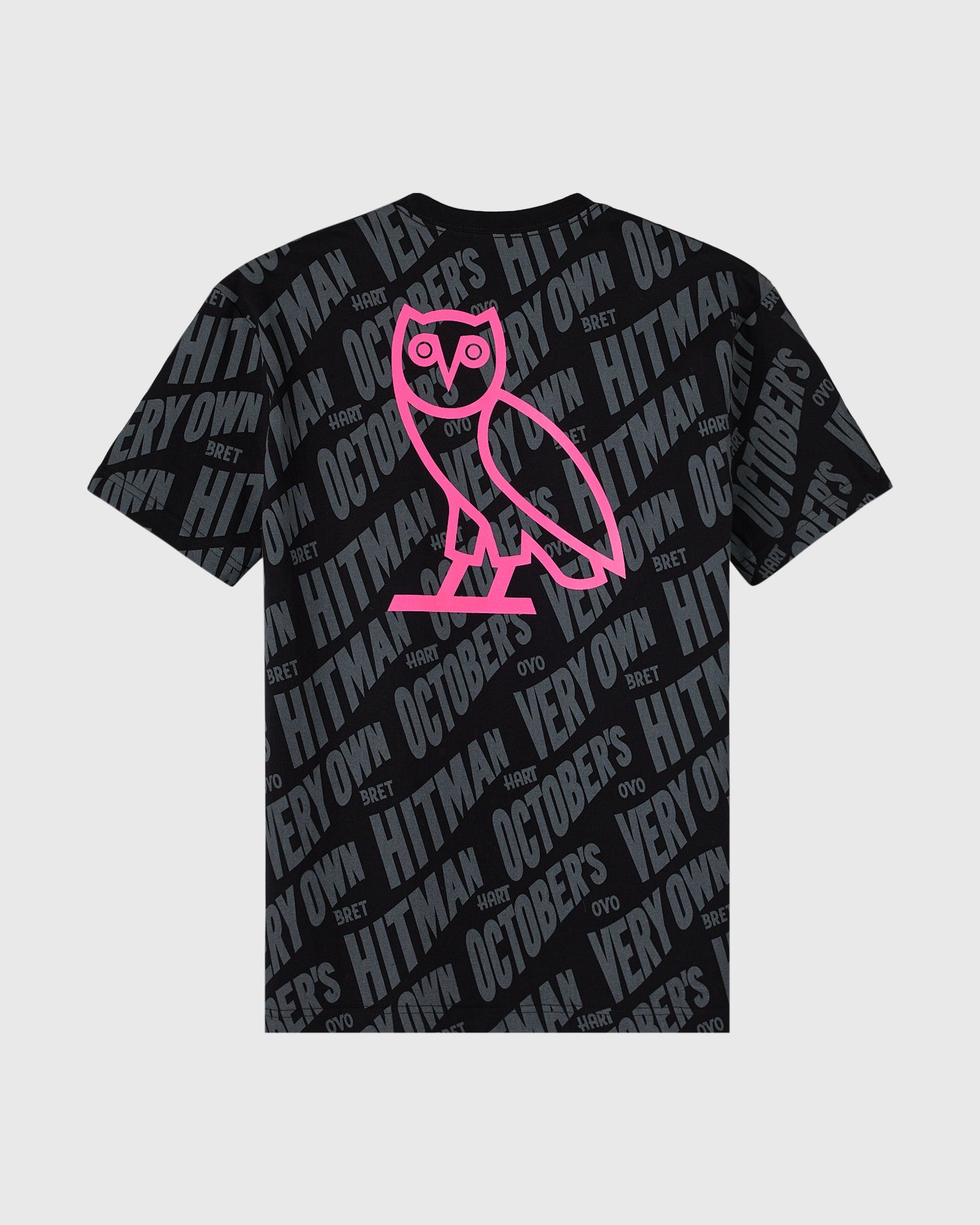 Mens | WWE Bret The Hitman Hart Tee | Black