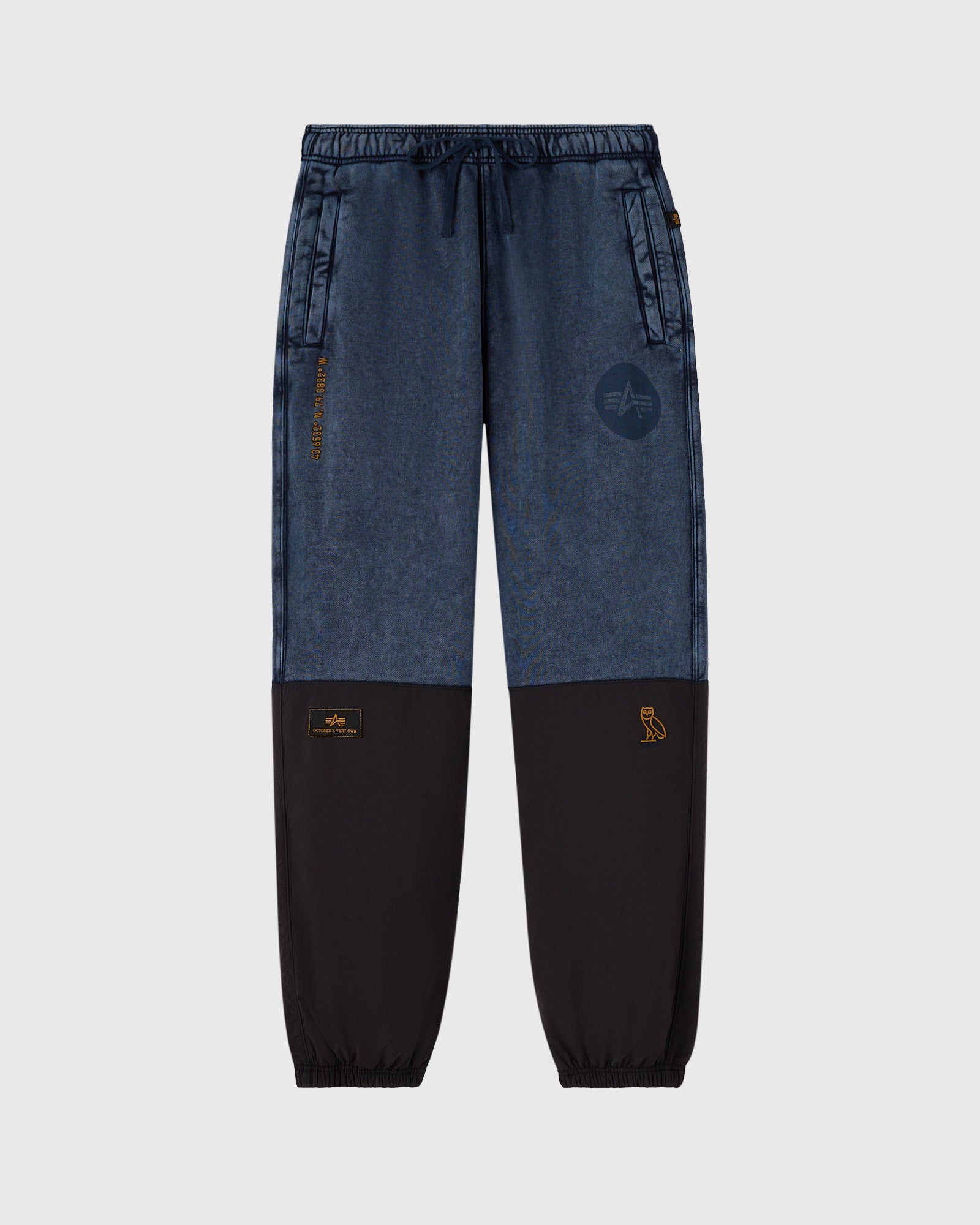 Mens | Alpha Industries Garment Dyed Pant | Replica Blue