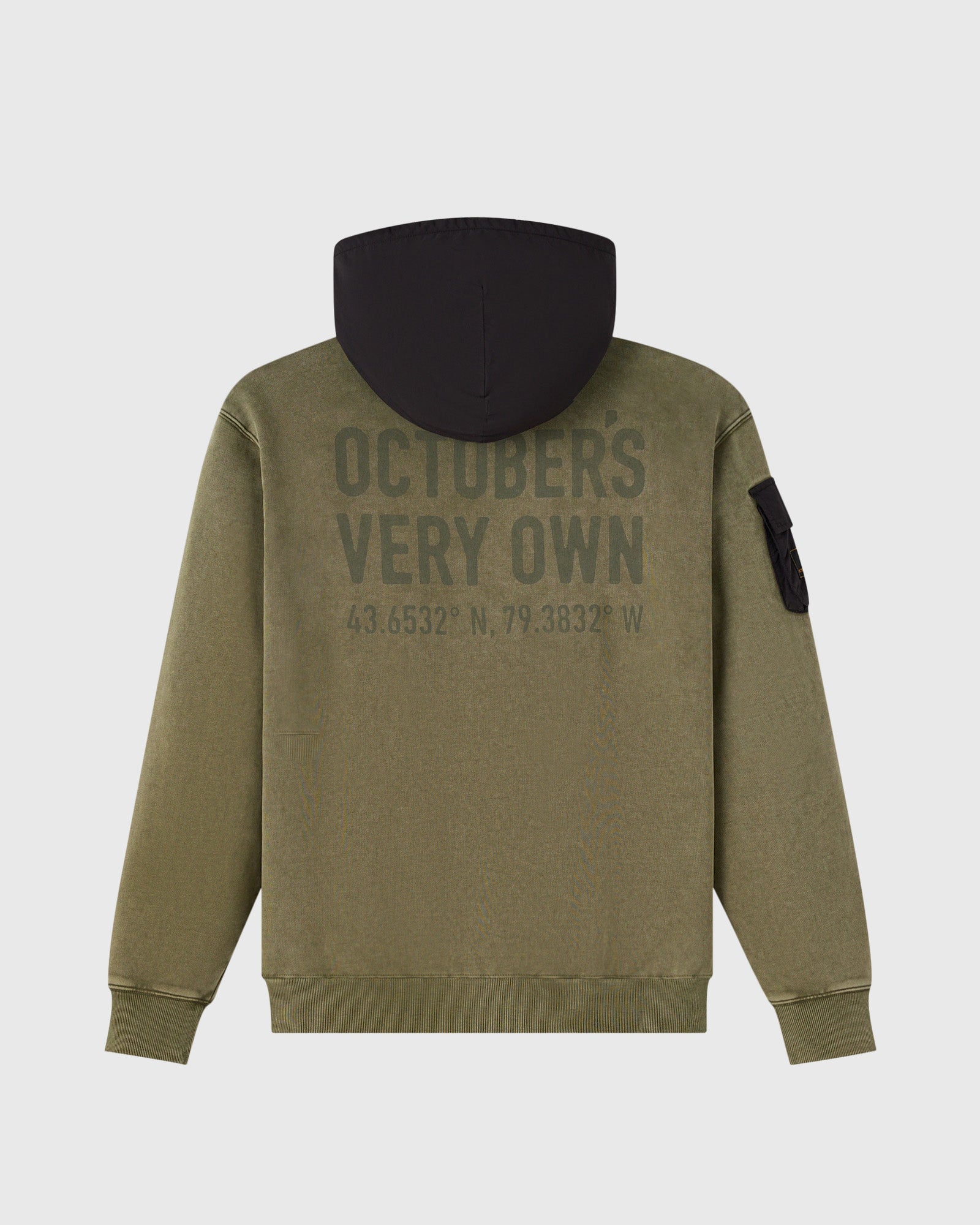 Mens | Alpha Industries Garment Dyed Hoodie | Olive Green