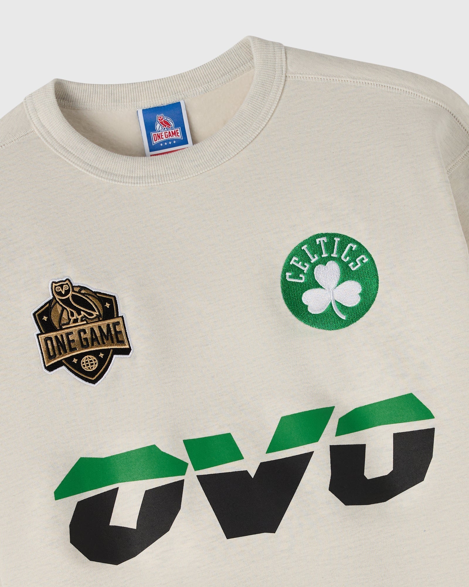 Mens | NBA Boston Celtics Crewneck | Pearl Grey