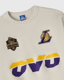 Mens | NBA Los Angeles Lakers Crewneck | Pearl Grey