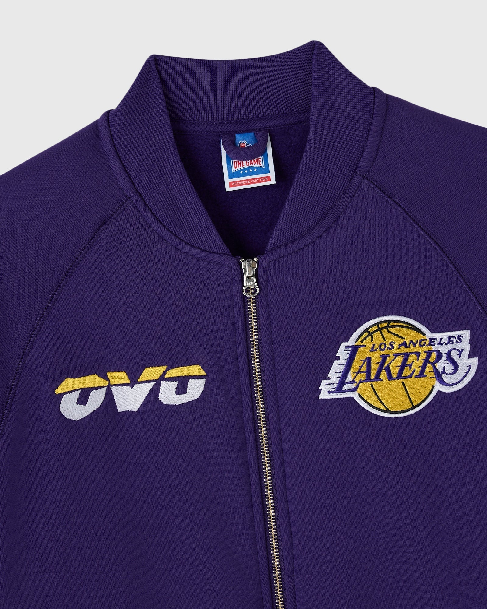 Mens | NBA Los Angeles Lakers Fleece Jacket | Purple