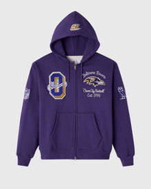 Mens | NFL Baltimore Ravens Waffle Lined Hoodie | Purple