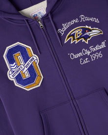 Mens | NFL Baltimore Ravens Waffle Lined Hoodie | Purple