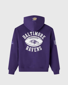 Mens | NFL Baltimore Ravens Waffle Lined Hoodie | Purple