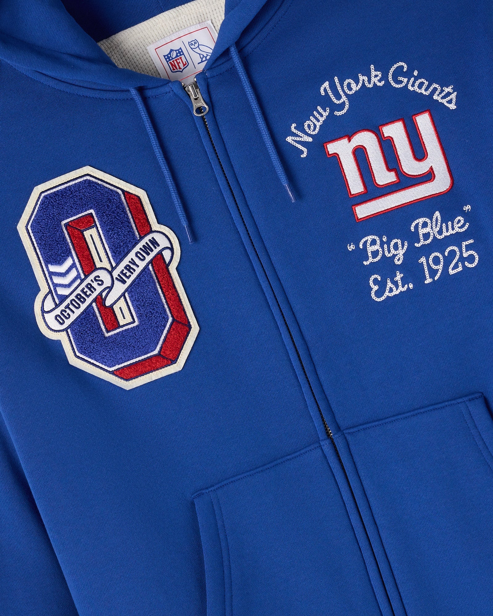 Mens | NFL New York Giants Lined Hoodie | Blue